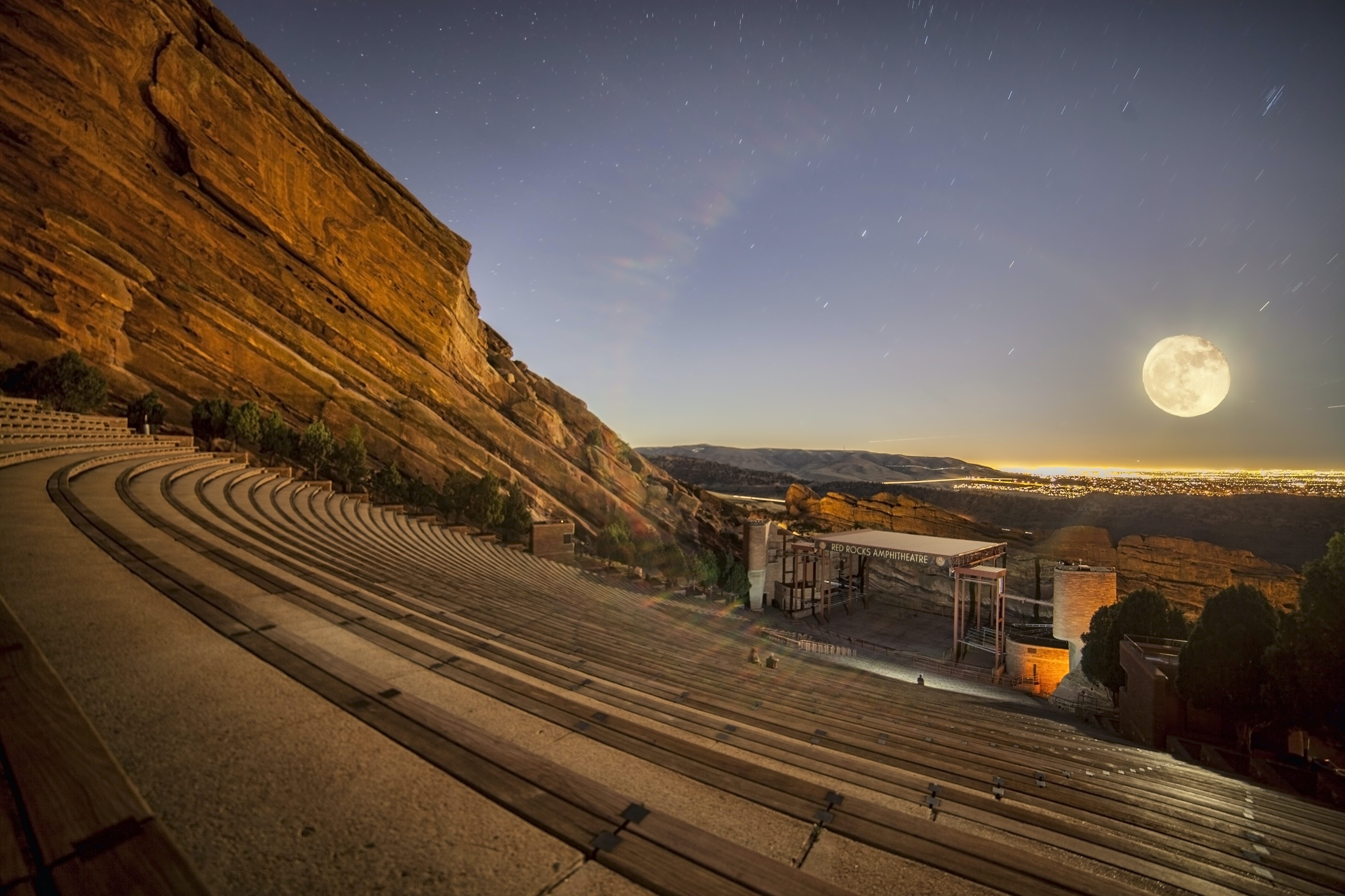 Parc et amphithéâtre Red Rocks – Colorado