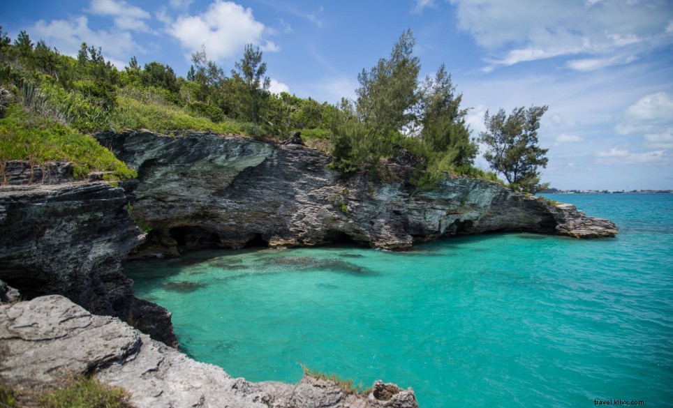 Paradis balnéaire : les plages des Bermudes équipées