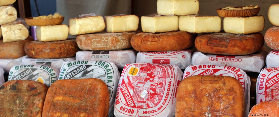 Fromages, sobrasada... quelques-unes des délicieuses spécialités des îles Baléares