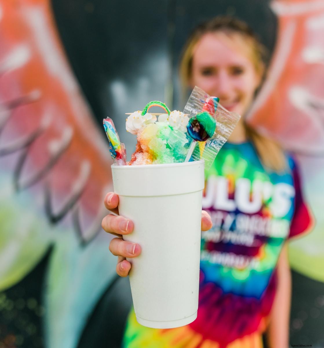 Découvrez les snocones spéciaux de Lulu et bien plus encore ! 🍧🍭