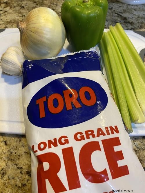 Riz et haricots rouges à la cajun avec les saucisses Insane
