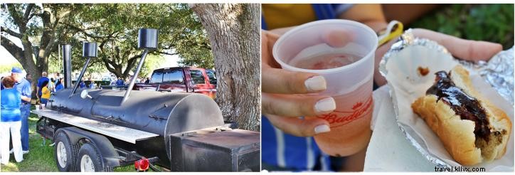 Le tailgate dans le sud‑ouest de la Louisiane