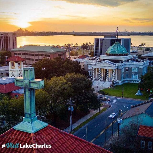 #VisitLakeCharles Photo du mois : vues d en haut