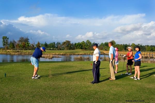 Perfectionnez votre swing sur les parcours de golf du sud‑ouest de la Louisiane