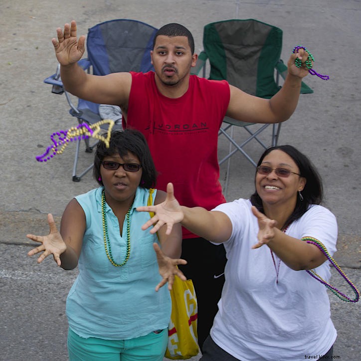 Vivre le Mardi Gras à bord d’un char de parade
