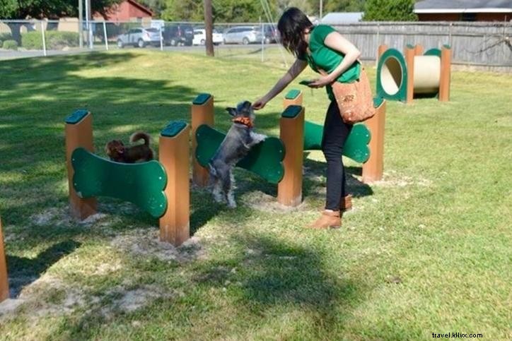 Fideaux Field – Le nouveau parc canin de Sulphur