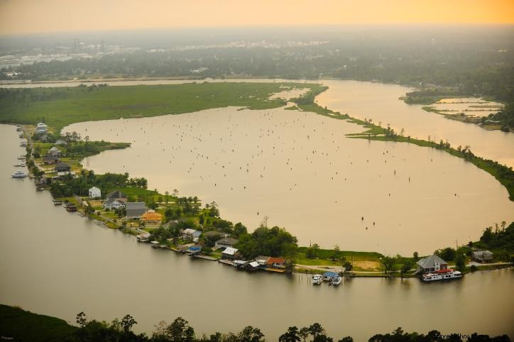 Lake Charles vu du ciel : histoire de photos aériennes