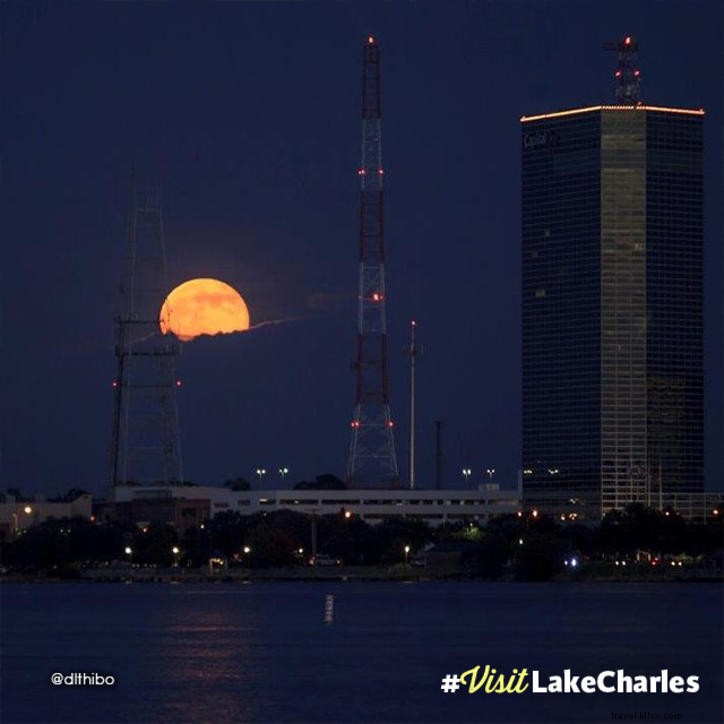 Une fois sur une lune bleue : Photo du mois #VisitLakeCharles