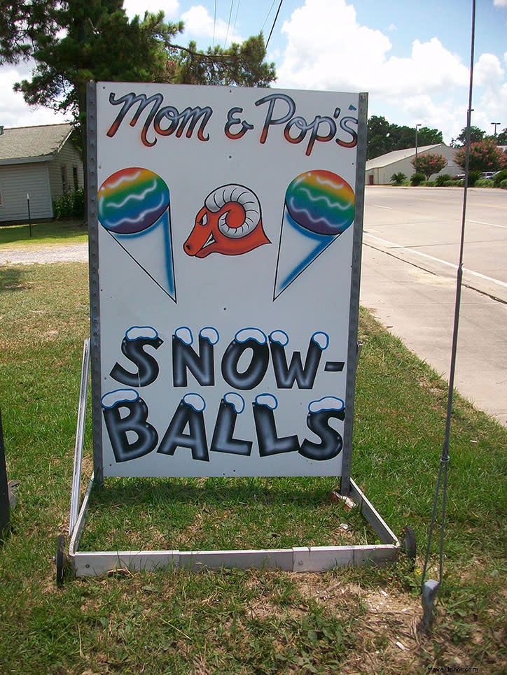 Les meilleures boules de neige du sud‑ouest de la Louisiane