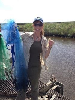 Pêche à la crevette dans le Sud-Ouest de la Louisiane