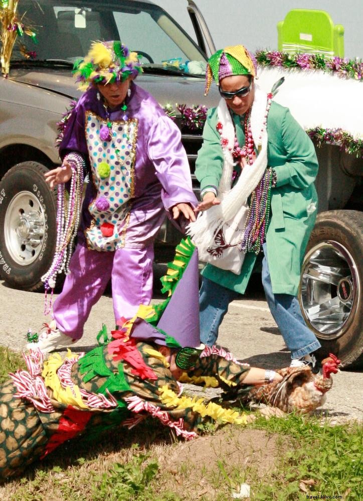 Le Chicken Run d Iowa : une fête authentique de Mardi Gras
