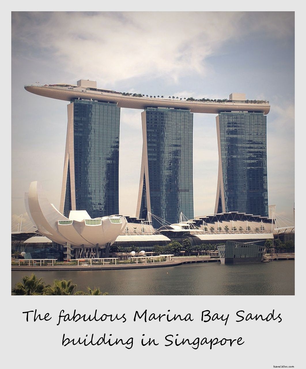 Polaroid de la semaine : le spectaculaire Marina Bay Sands de Singapour