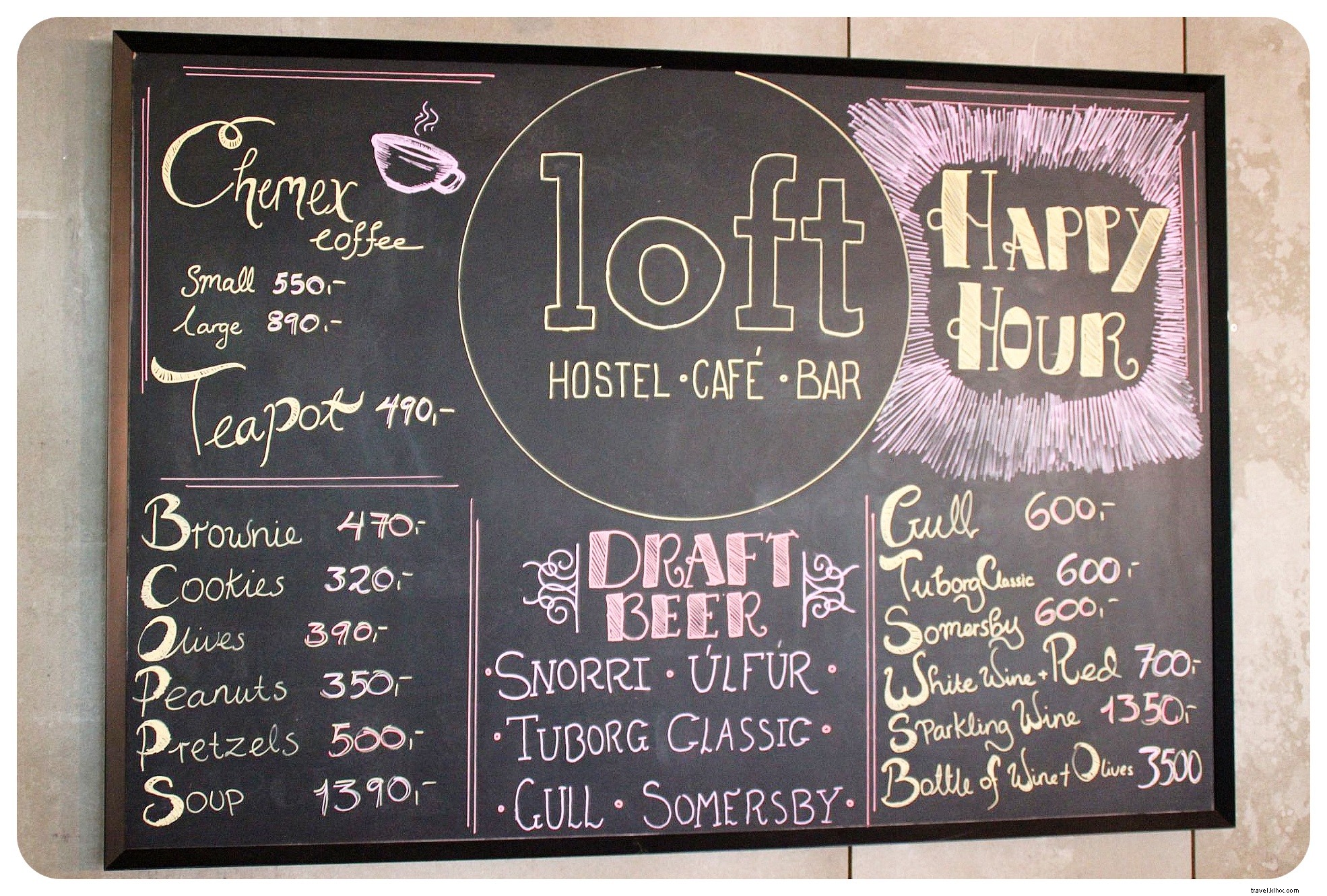 Où séjourner à Reykjavik : Loft Hostel