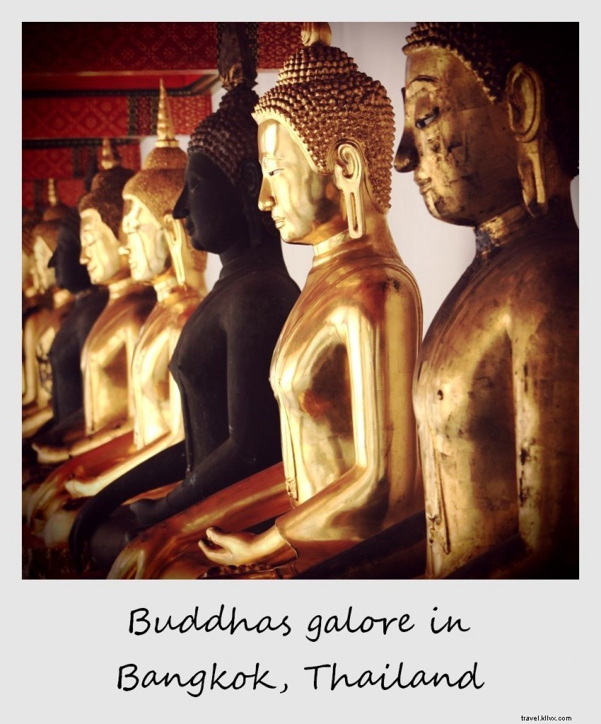 Polaroïd de la semaine : des bouddhas à profusion à Bangkok, Thaïlande