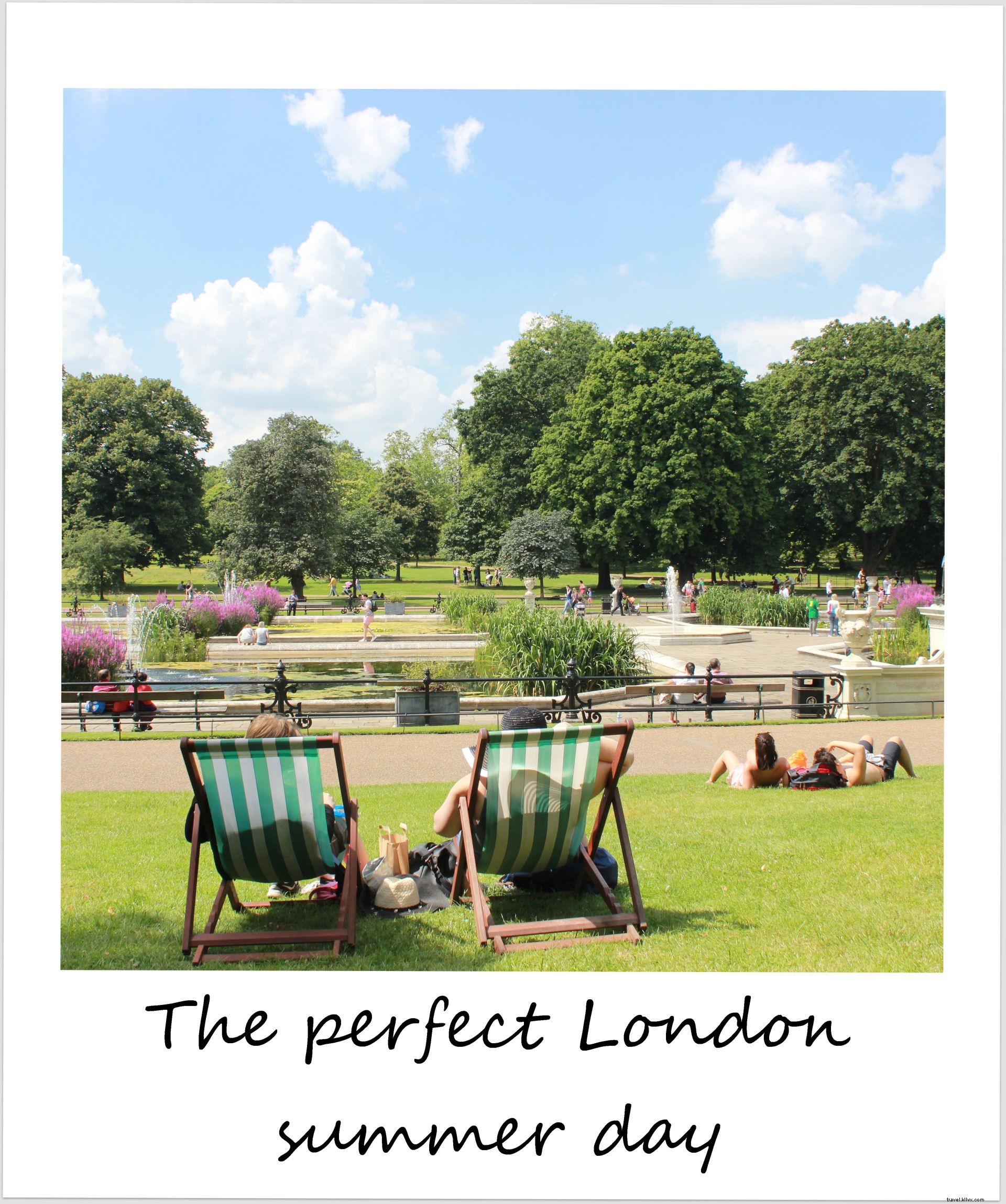 Polaroid de la semaine : une journée d été idéale à Londres
