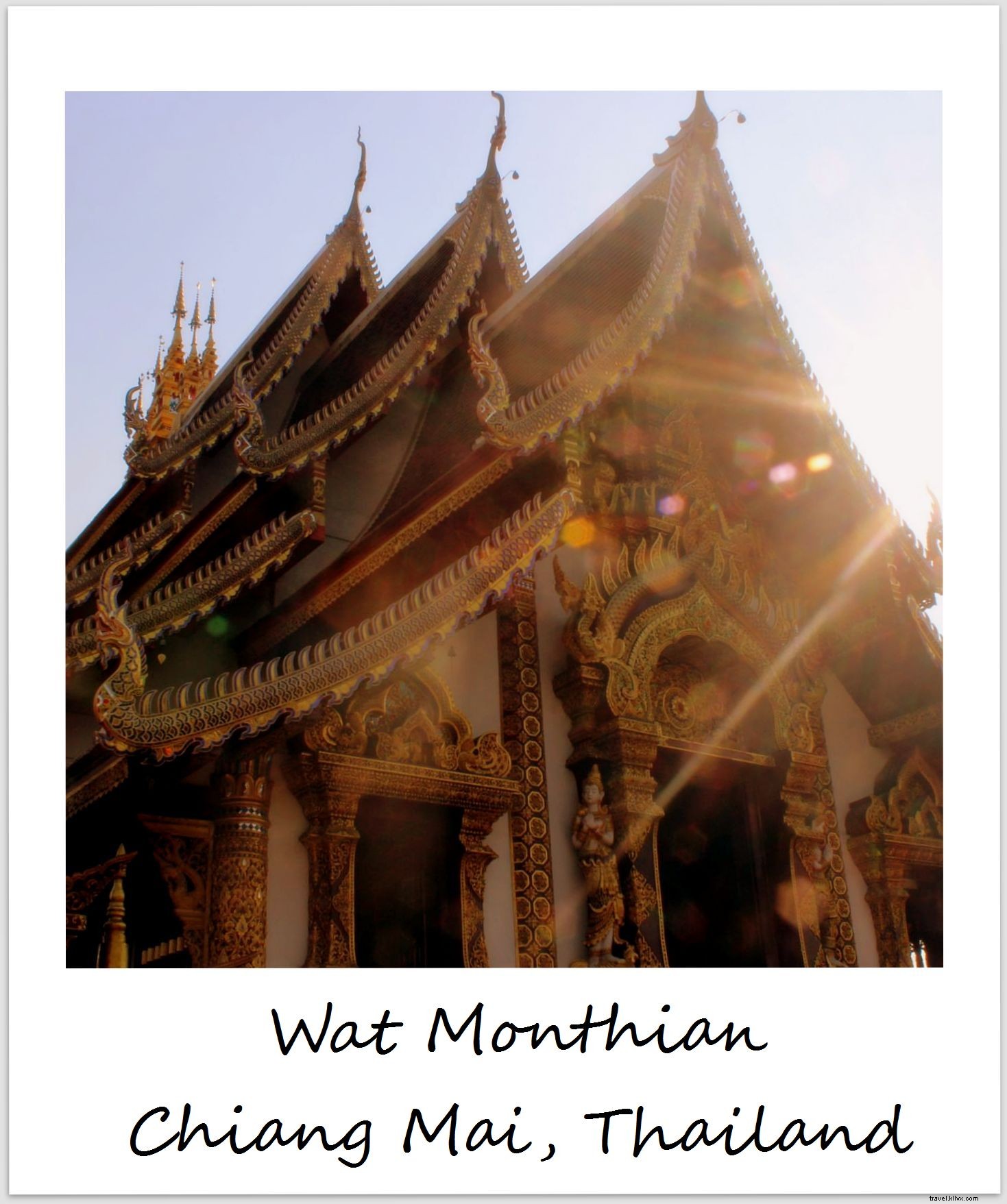 Polaroid de la semaine : À la découverte des temples de Chiang Mai, Thaïlande