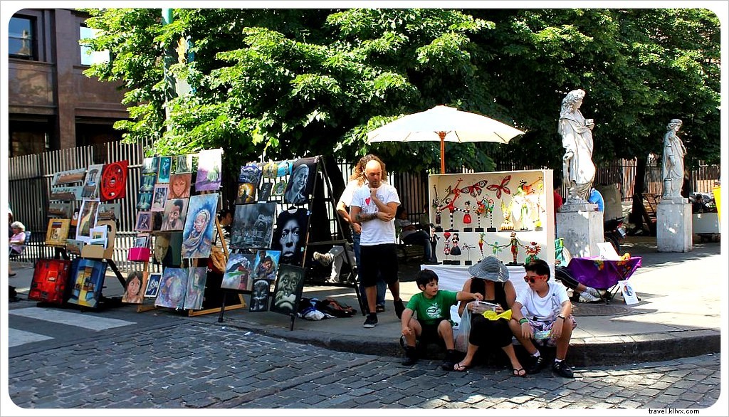 Photos du marché dominical des antiquaires à San Telmo, Buenos Aires