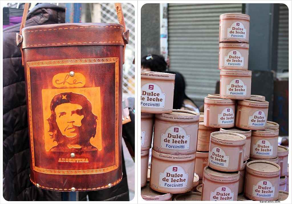 Photos du marché dominical des antiquaires à San Telmo, Buenos Aires
