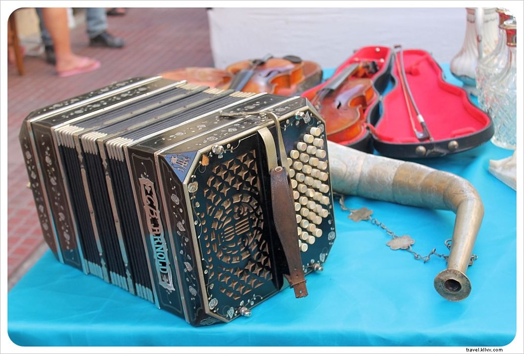 Photos du marché dominical des antiquaires à San Telmo, Buenos Aires