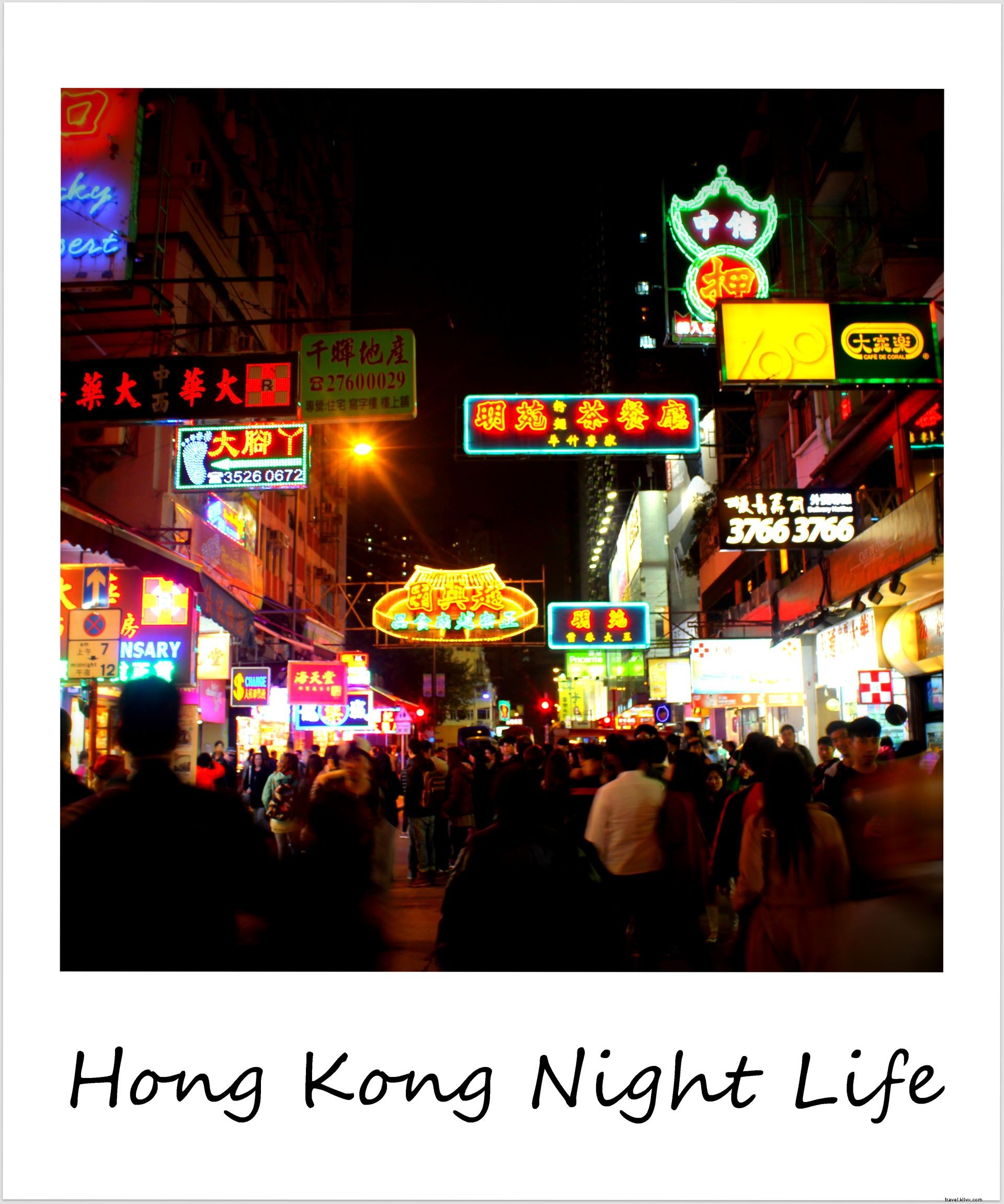 Polaroid de la semaine : découvrir la vie nocturne de Hong Kong