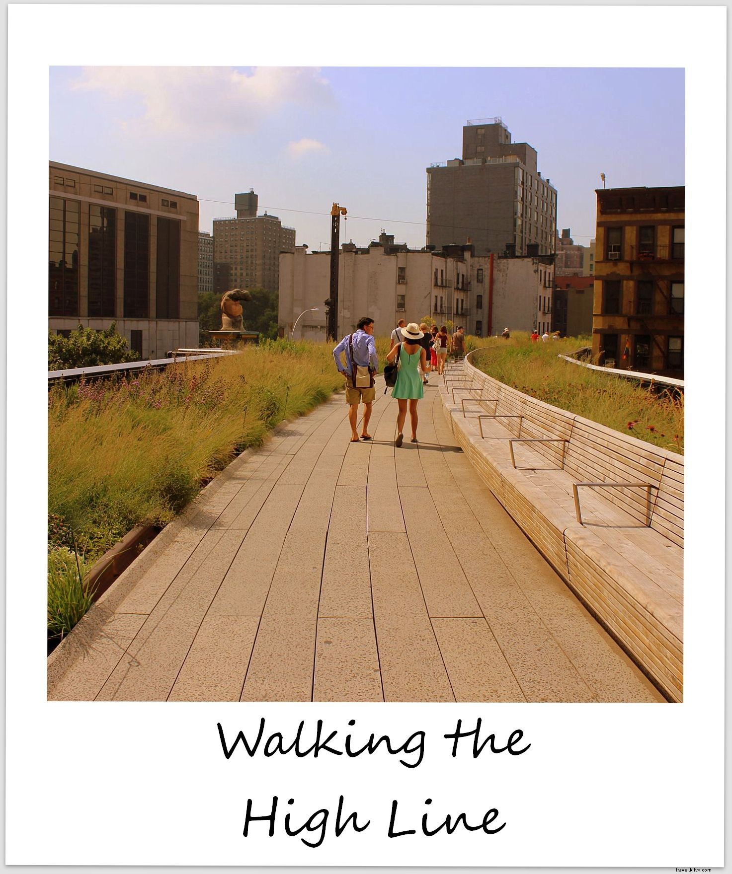 Polaroid de la semaine : promenade sur la High Line à New York
