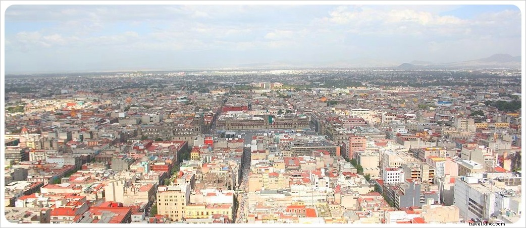 Panoramas depuis les hauteurs de Mexico
