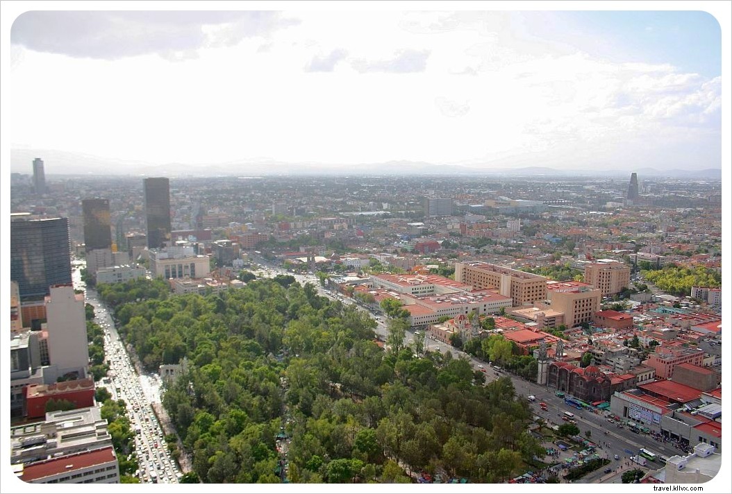 Panoramas depuis les hauteurs de Mexico