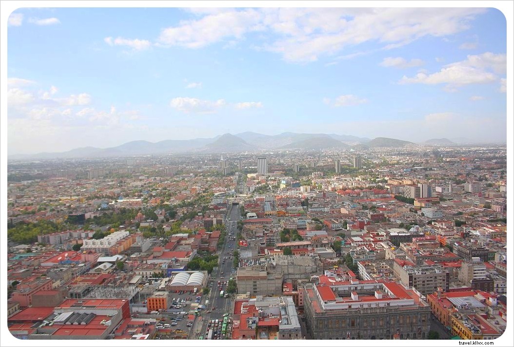 Panoramas depuis les hauteurs de Mexico