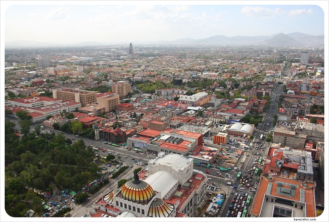 Panoramas depuis les hauteurs de Mexico