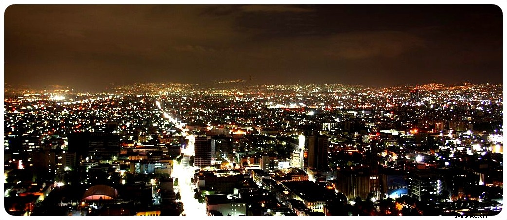 Panoramas depuis les hauteurs de Mexico