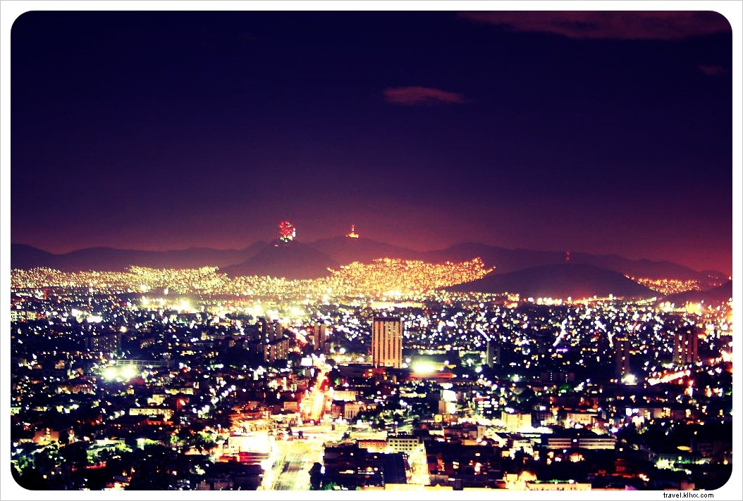 Panoramas depuis les hauteurs de Mexico