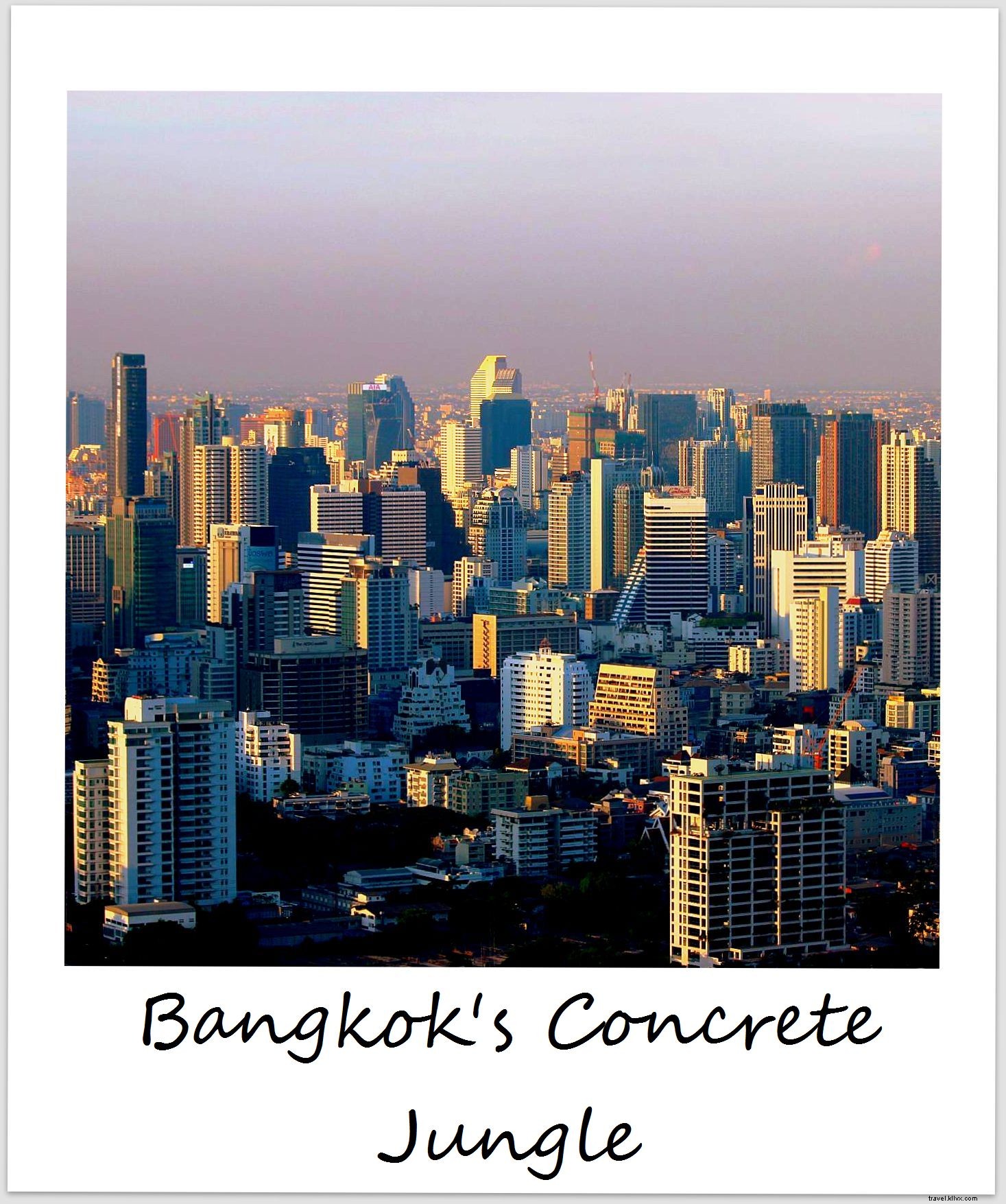 Polaroid de la semaine : la jungle de béton de Bangkok