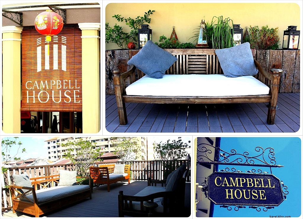 Conseil hôtelier de la semaine : Campbell House, Penang, Malaisie