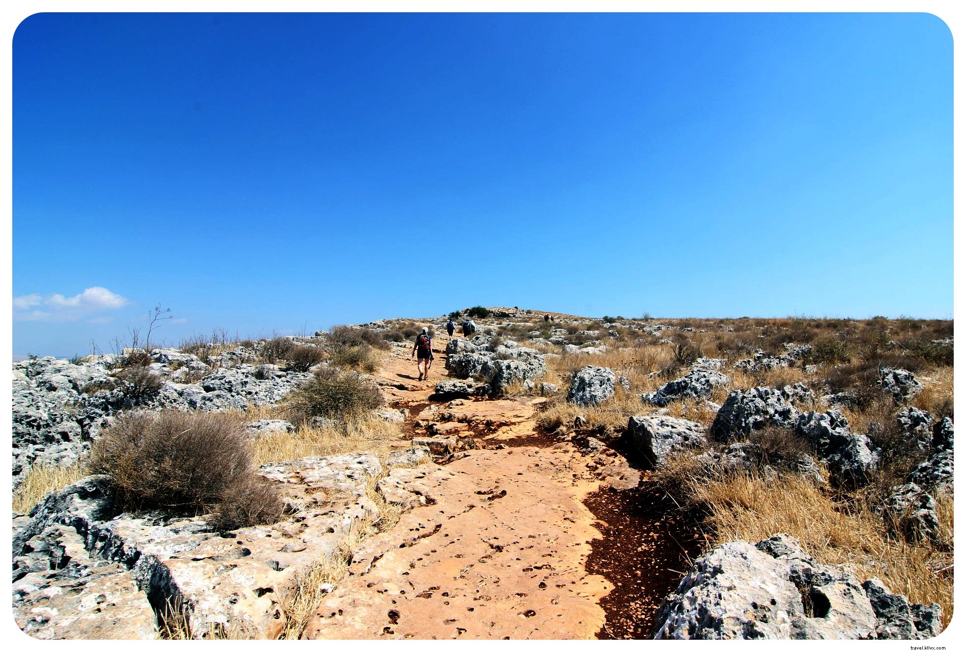 Voyage d aventure en Israël : randonnée sur le Sentier National (partie II)