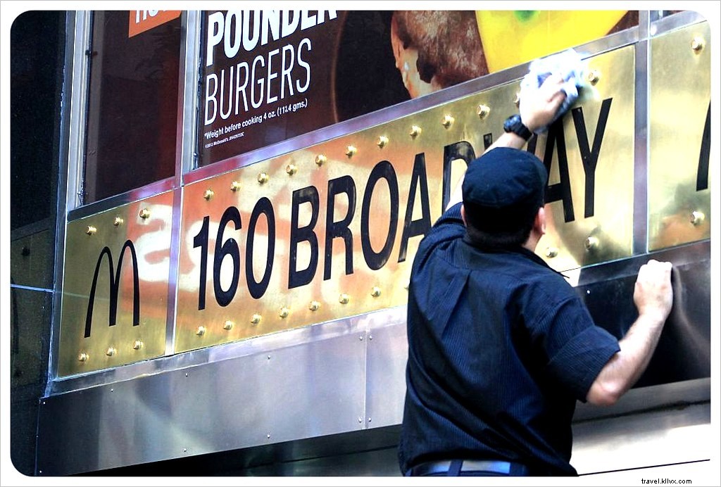 Parcourir Broadway du sud au nord à New York