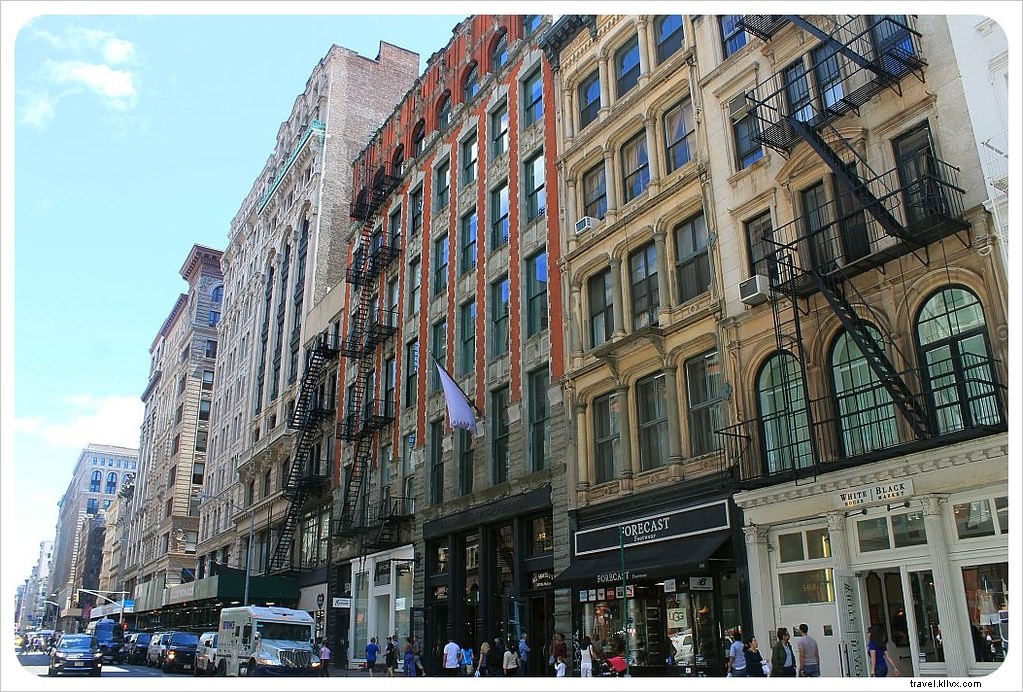 Parcourir Broadway du sud au nord à New York