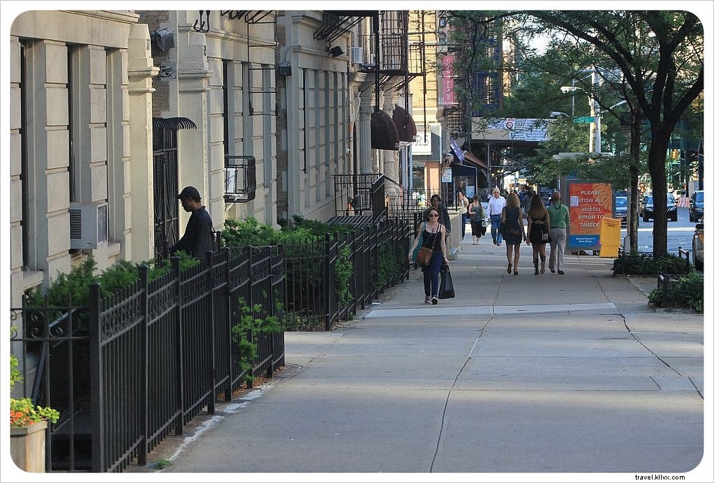 Parcourir Broadway du sud au nord à New York
