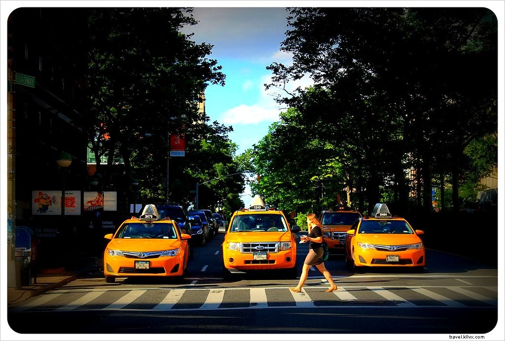 Parcourir Broadway du sud au nord à New York