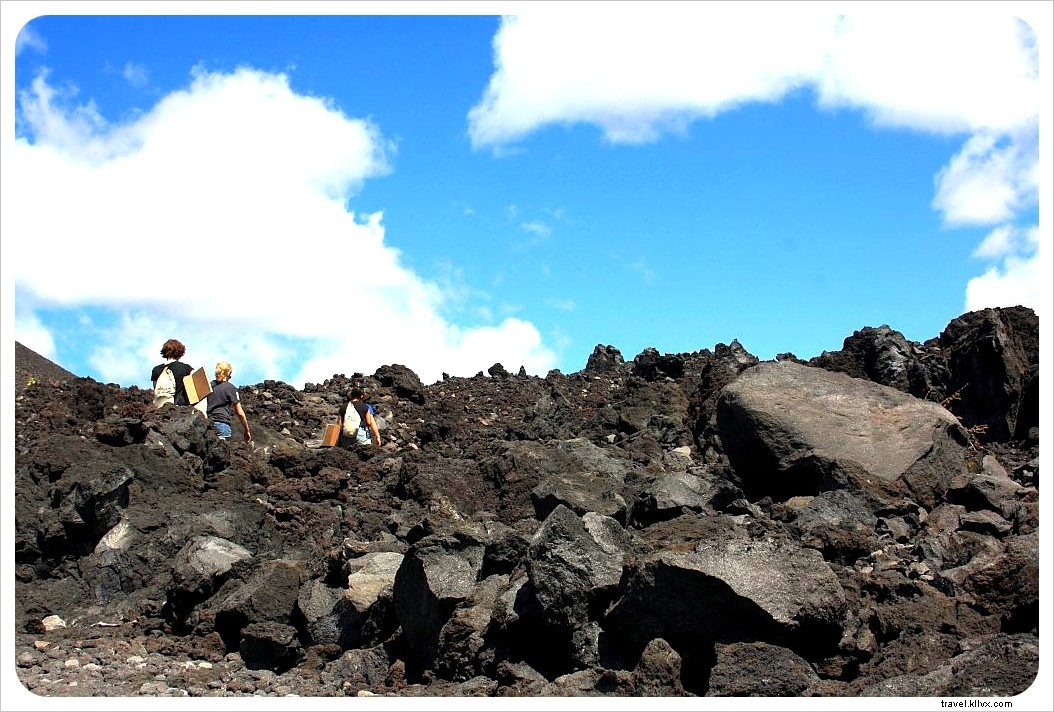 Le jour où nous avons dévalé un volcan