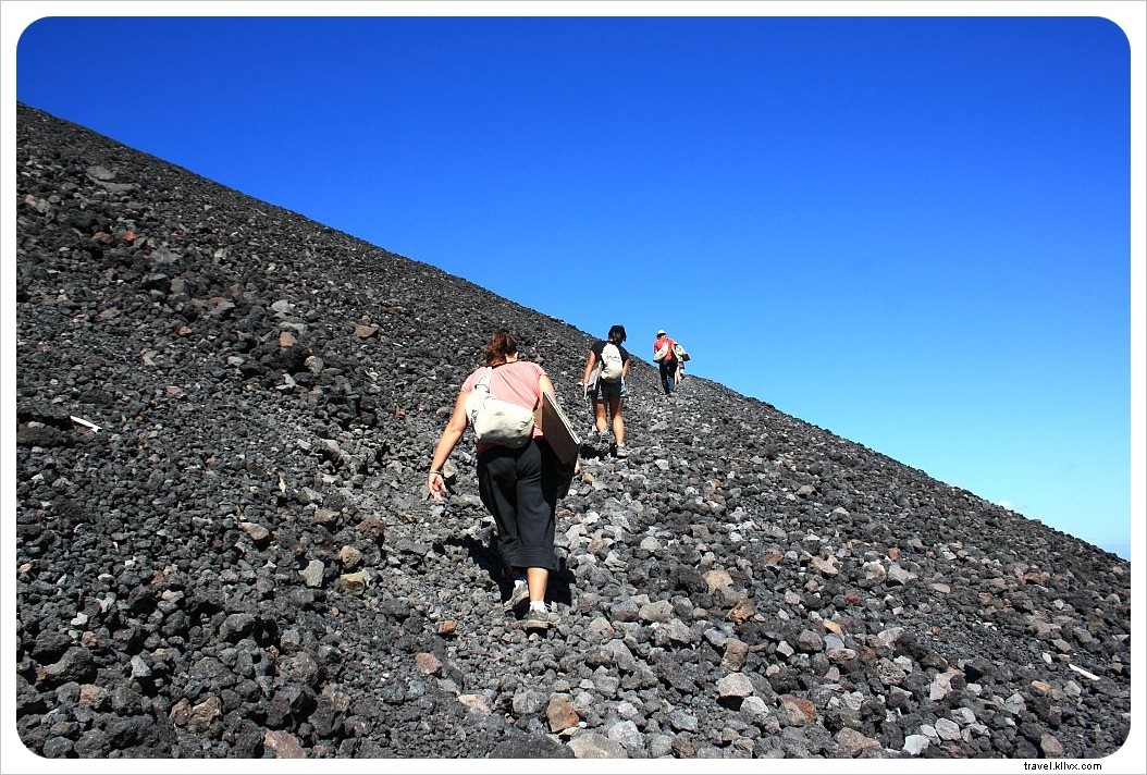 Le jour où nous avons dévalé un volcan
