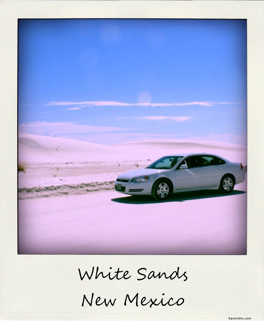 Polaroid de la semaine : White Sands, Nouveau-Mexique – Le moment fort du road‑trip, semaine 1