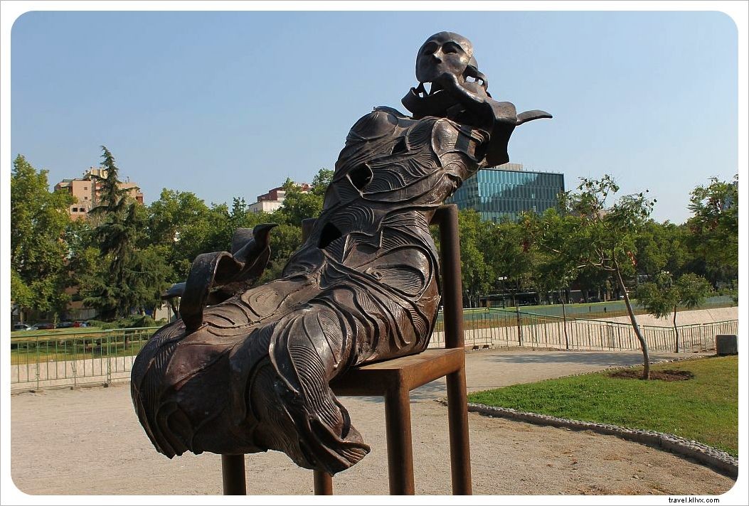 Sculptures de Santiago : reportage photographique
