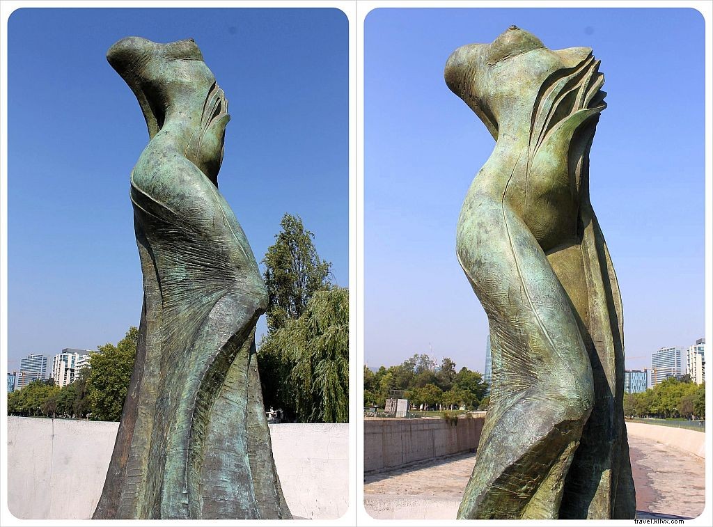 Sculptures de Santiago : reportage photographique