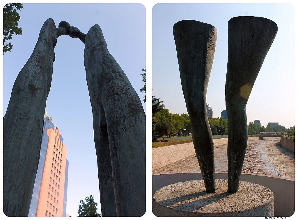 Sculptures de Santiago : reportage photographique