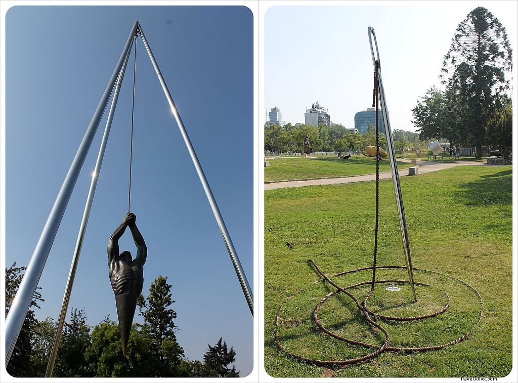 Sculptures de Santiago : reportage photographique
