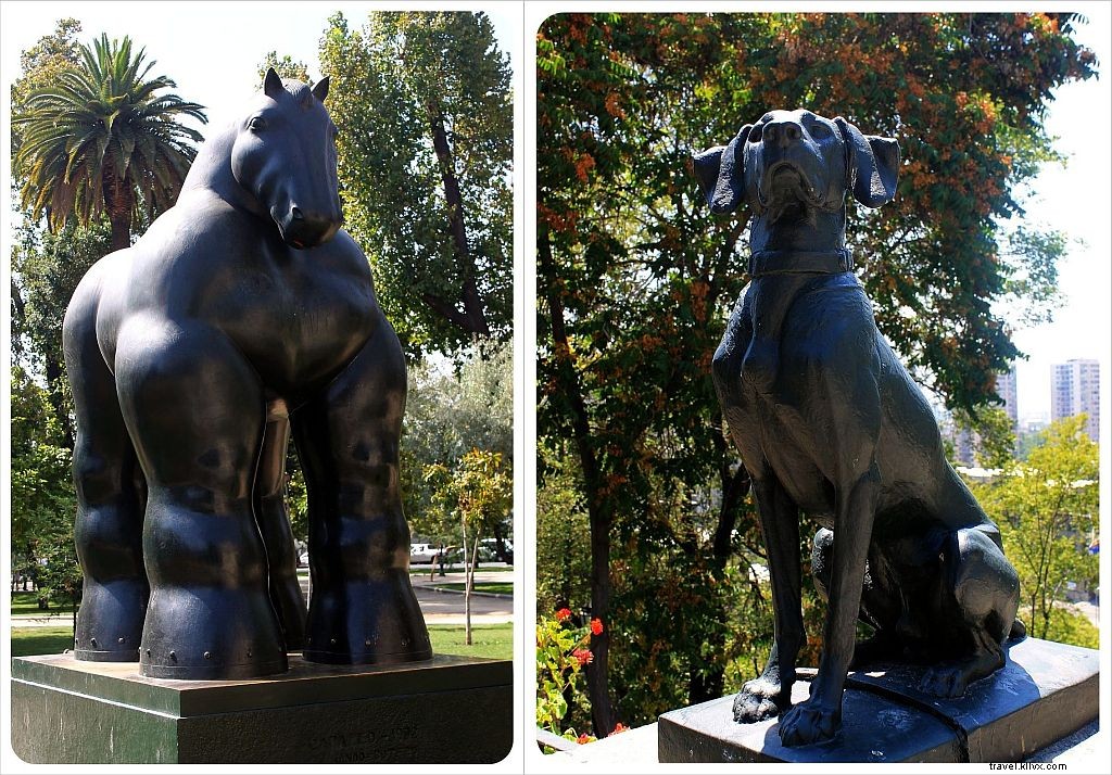 Sculptures de Santiago : reportage photographique
