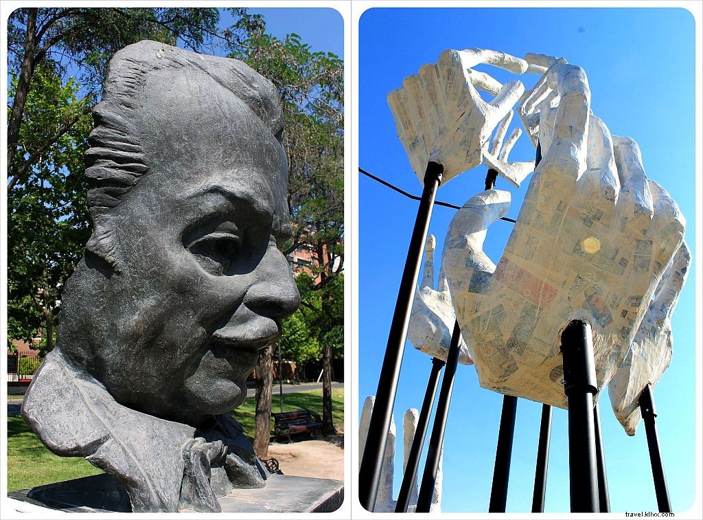 Sculptures de Santiago : reportage photographique