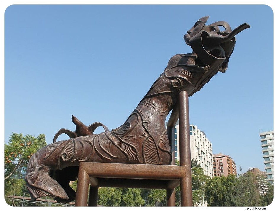 Sculptures de Santiago : reportage photographique