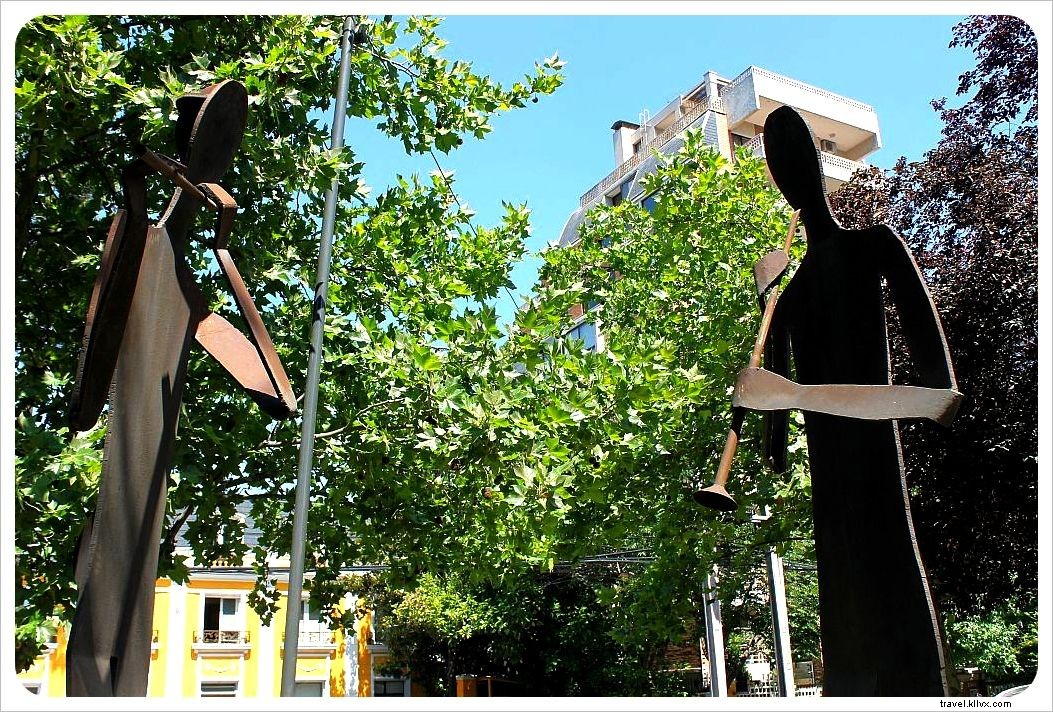 Sculptures de Santiago : reportage photographique