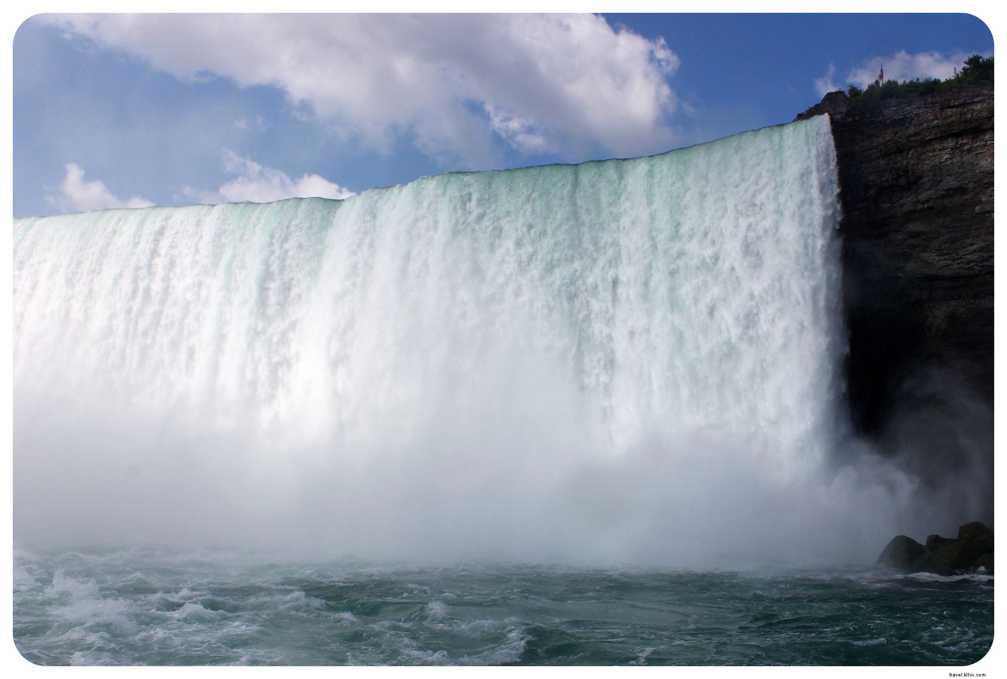 Itinéraire économique pour les chutes du Niagara
